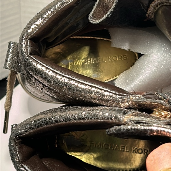 Michael Kors Glam Studded High top sneakers size 8. - Picture 10 of 15